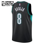 Maillot NBA Portland Trail Blazers Deni Avdija Nike 2025-26 City Edition Noir Swingman - Enfant